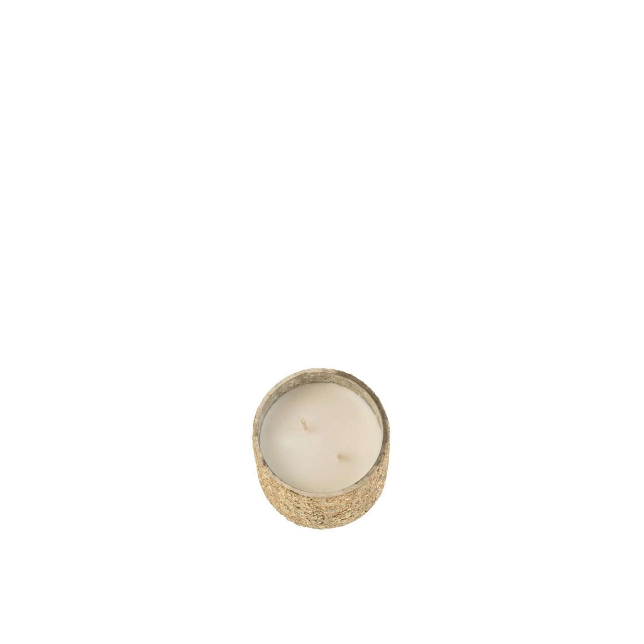 Voir la diapositive 2 : J-LINE Bougie parfumée déco  luxuria  10cm vanilla escape
