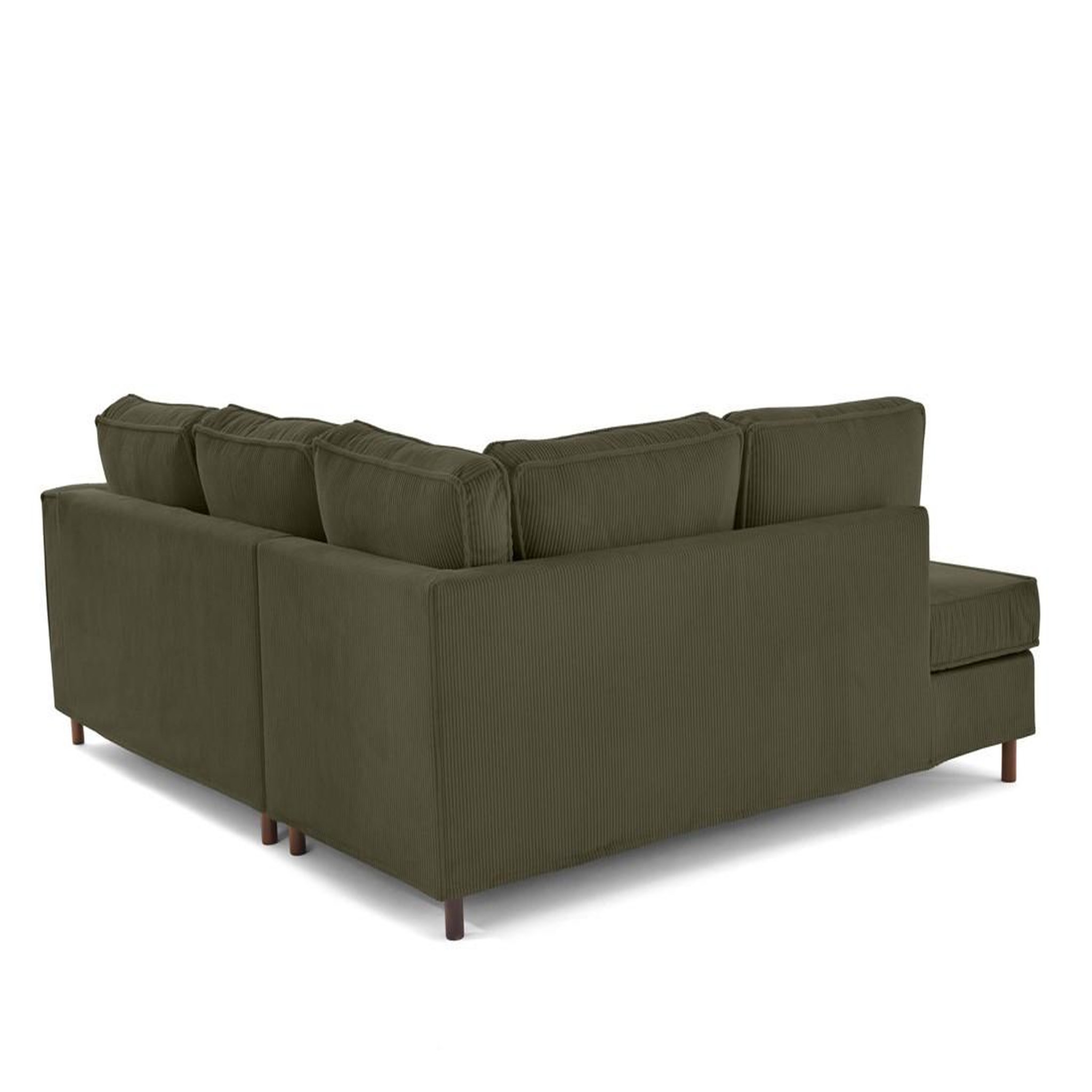 Voir la diapositive 6 : LISA DESIGN Jake - canapé déhoussable d'angle gauche 5 places en velours côtelé