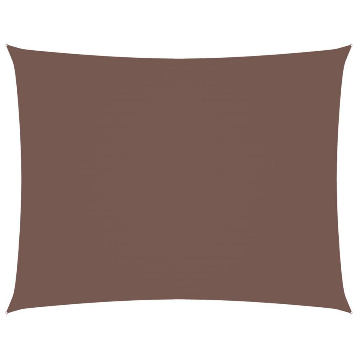VIDAXL Voile de parasol tissu oxford rectangulaire 3x4,5 m marron
