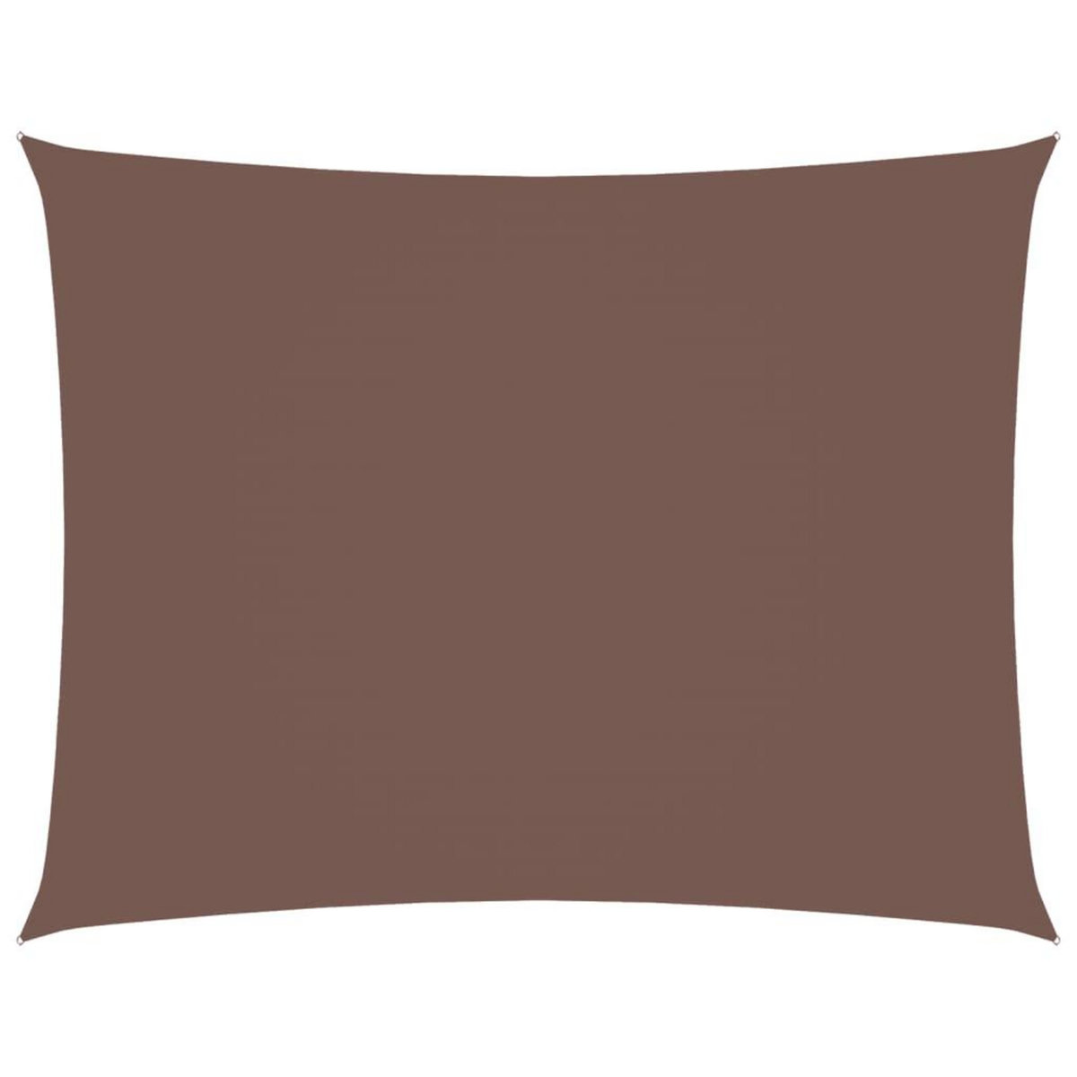 VIDAXL Voile de parasol tissu oxford rectangulaire 3x4,5 m marron