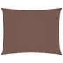 Voir la diapositive 2 : VIDAXL Voile de parasol tissu oxford rectangulaire 3x4,5 m marron