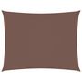 Voir la diapositive 2 : VIDAXL Voile de parasol tissu oxford rectangulaire 3x4,5 m marron