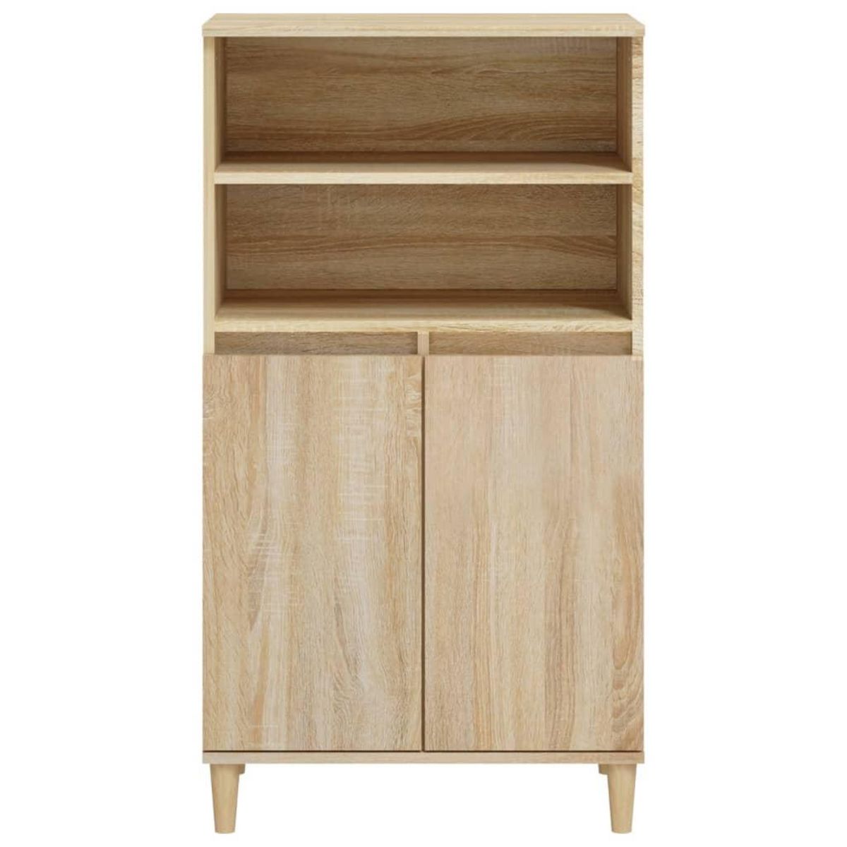VIDAXL Buffet haut Chene sonoma 60x36x110 cm Bois d'ingenierie