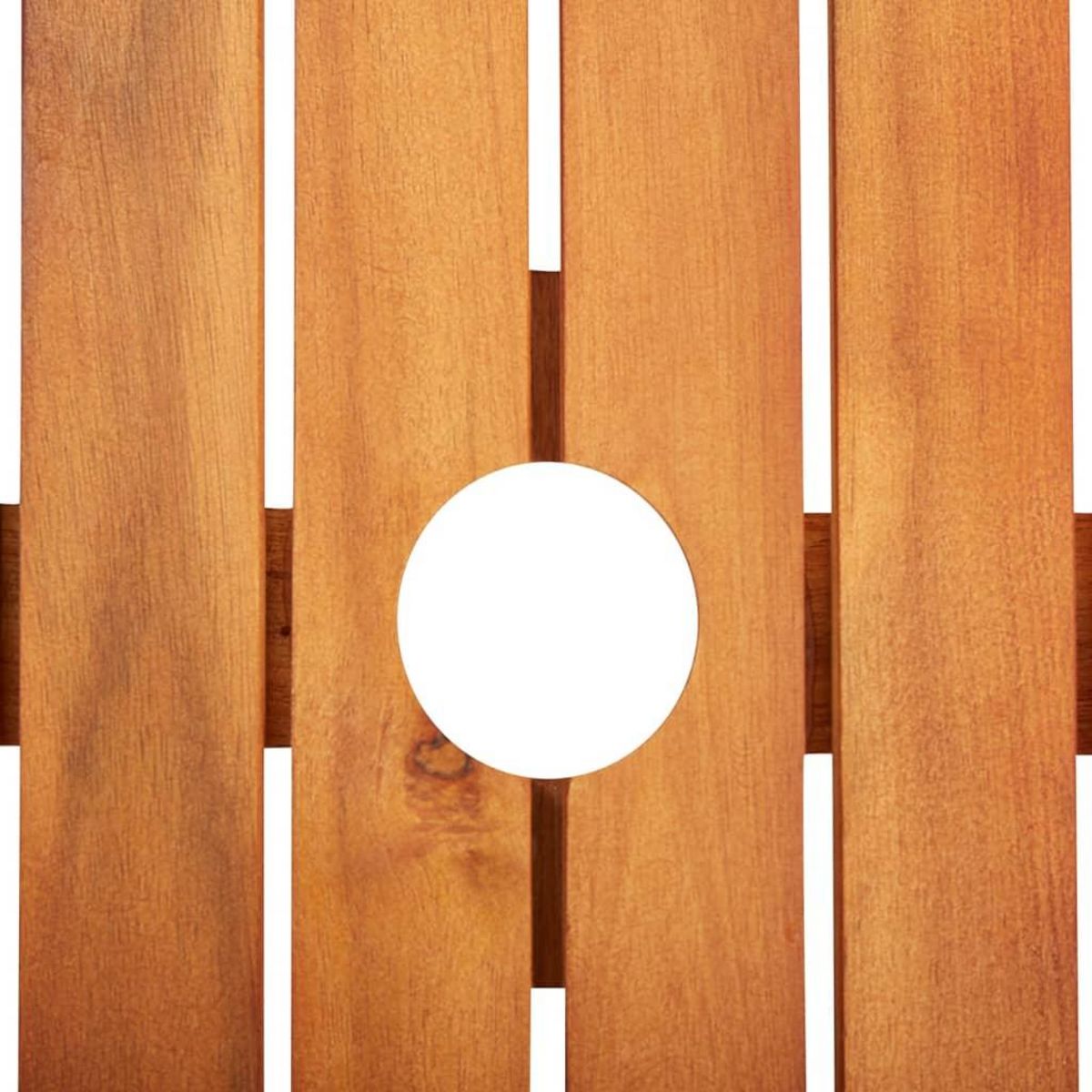 VIDAXL Ensemble a manger de jardin 5 pcs avec coussins Acacia solide