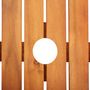 Voir la diapositive 4 : VIDAXL Ensemble a manger de jardin 5 pcs avec coussins Acacia solide
