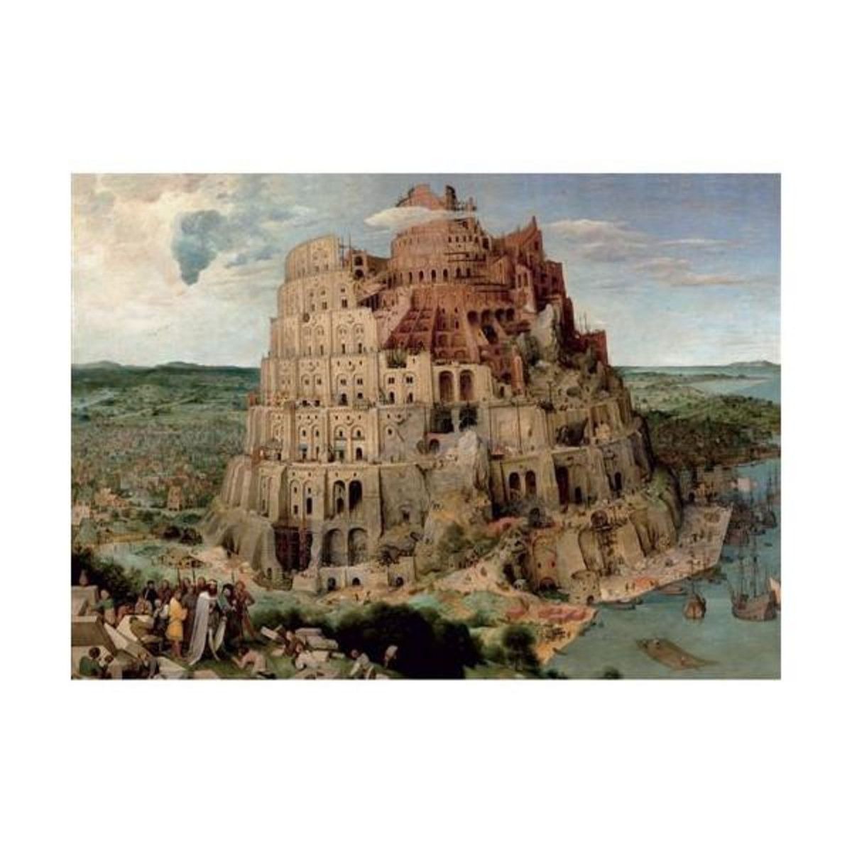 Piatnik Puzzle Piatnik Brueghel La Tour de Babel 1000 pièces