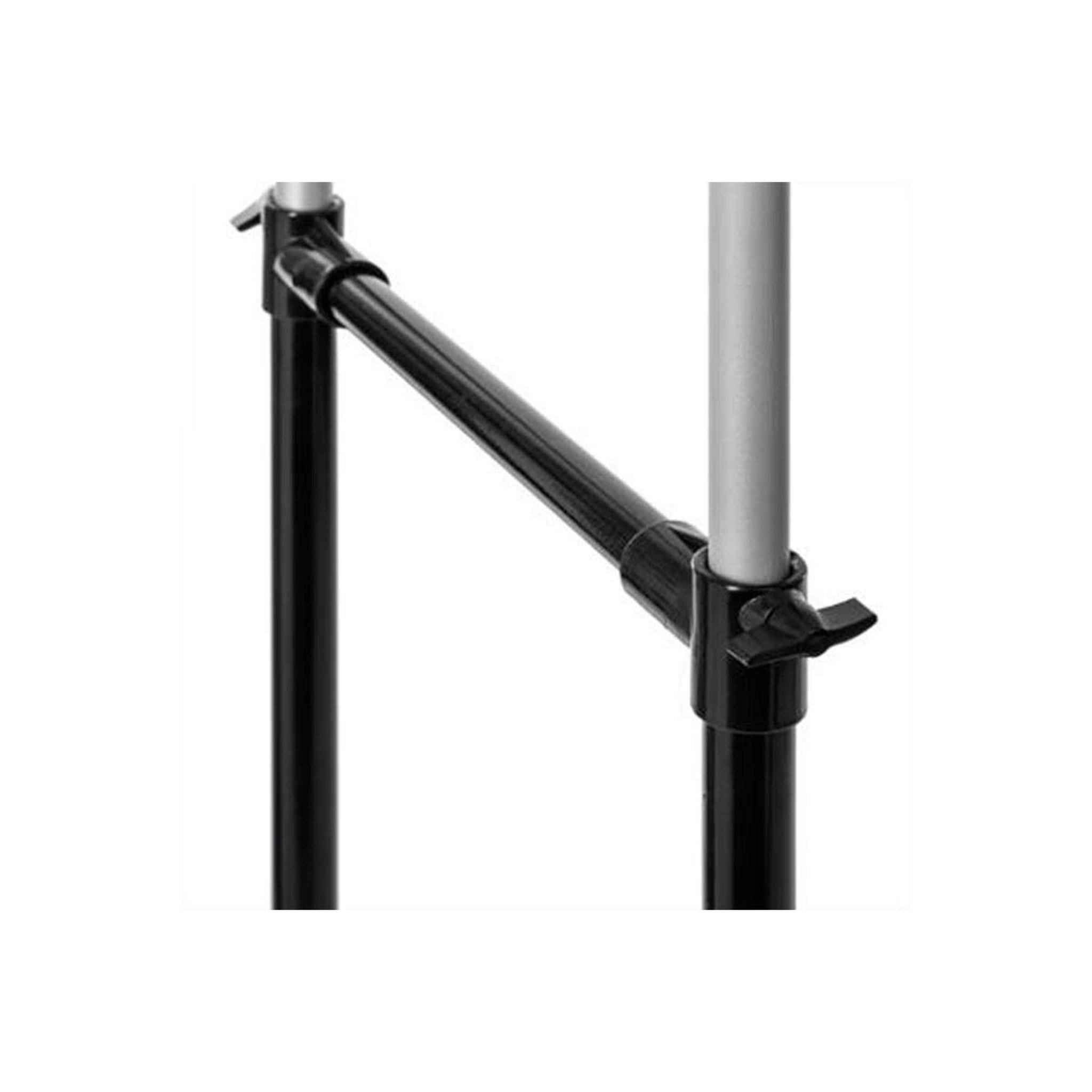Voir la diapositive 3 : B BASIC & CO Double portant à vêtements  arropa  160cm noir