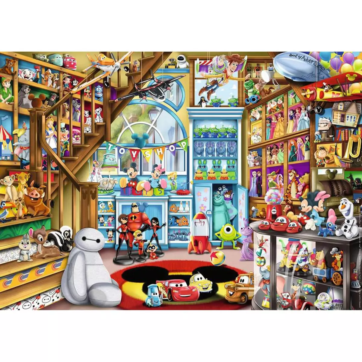 RAVENSBURGER Puzzle 1000 pièces : Disney : Le magasin de jouets