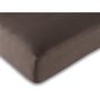 Voir la diapositive 1 : UNIVERS DECOR Drap housse Choco 140 x 190 cm / 100% coton / 57 fils/cm² - Choco - 140 x 190 cm