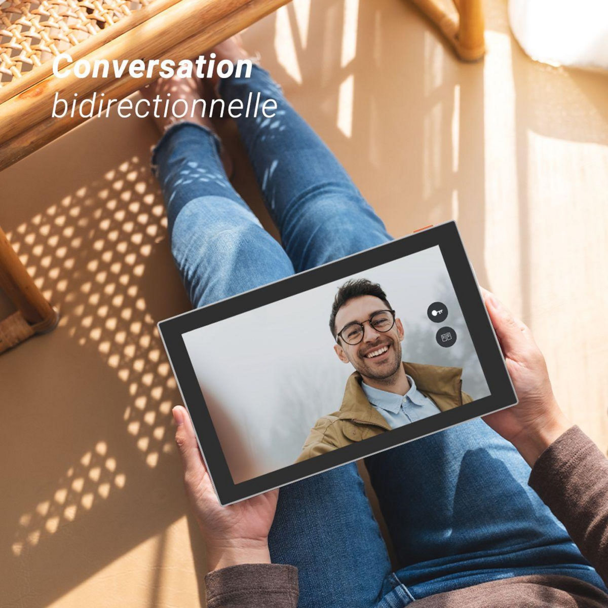 EZVIZ Ecran de vidéo-surveillance SD7-Ecran 7 tactile sans fil pour Ezviz