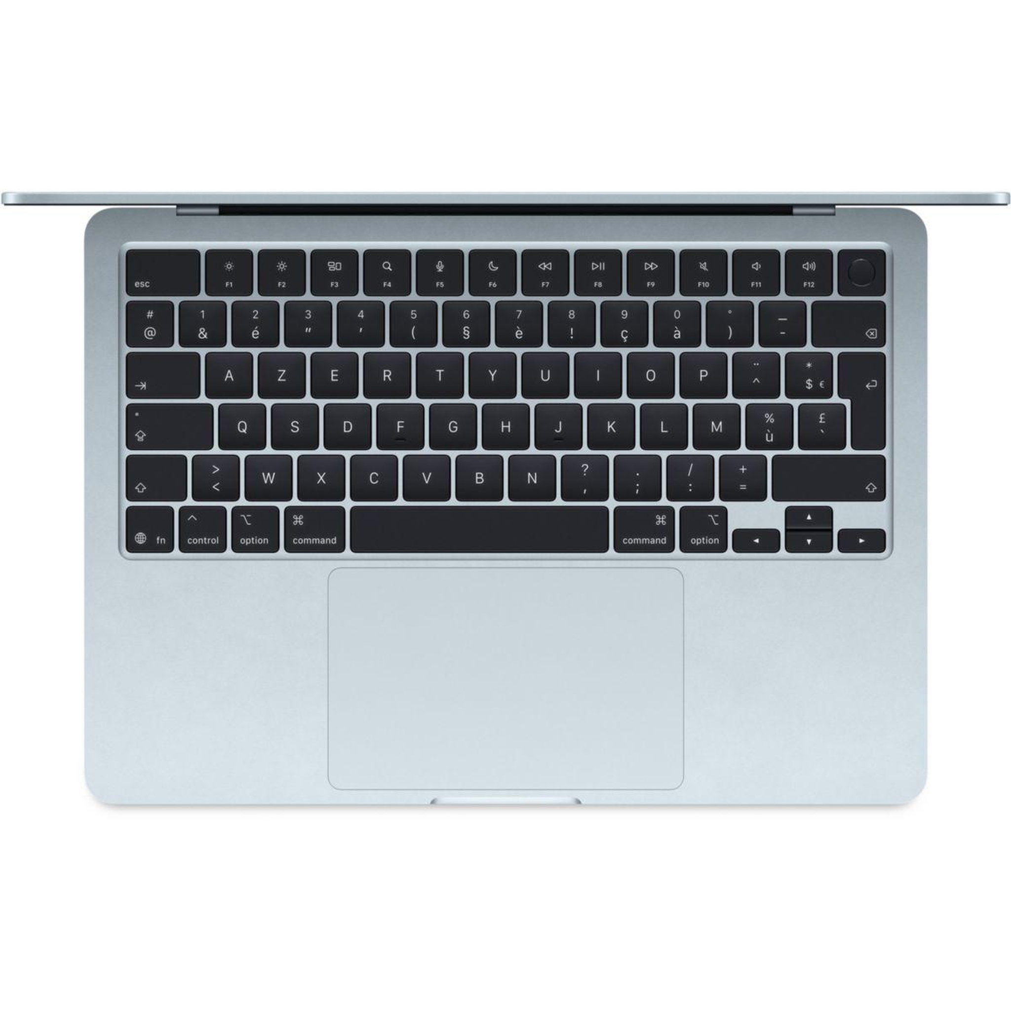 Voir la diapositive 2 : APPLE Ordinateur Apple Air 13,6  Puce M4 CPU 10 / GPU 10 coeurs Mémoire RAM 16Go Stockage 512Go SSD Retina Bleu