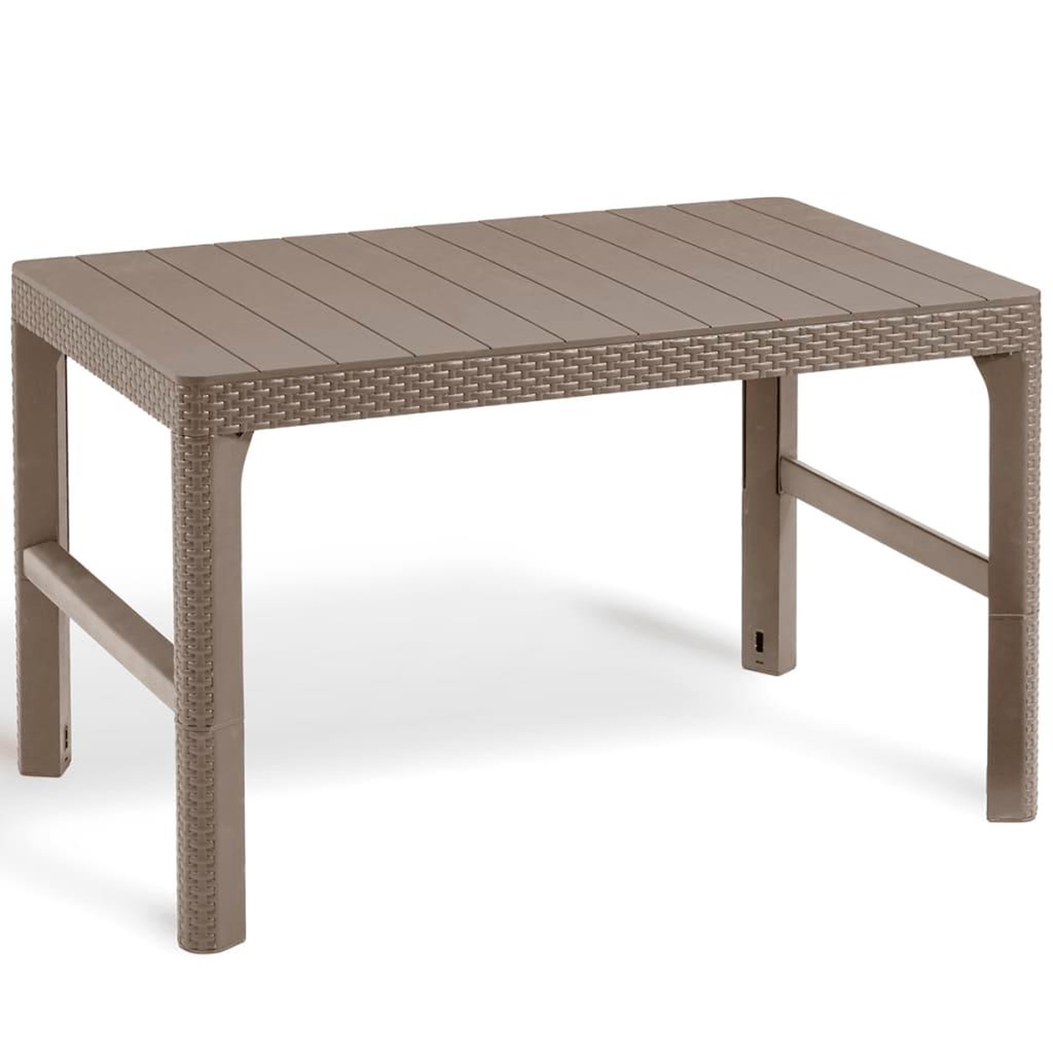 Voir la diapositive 1 : Keter Keter Table de jardin Lyon Cappuccino