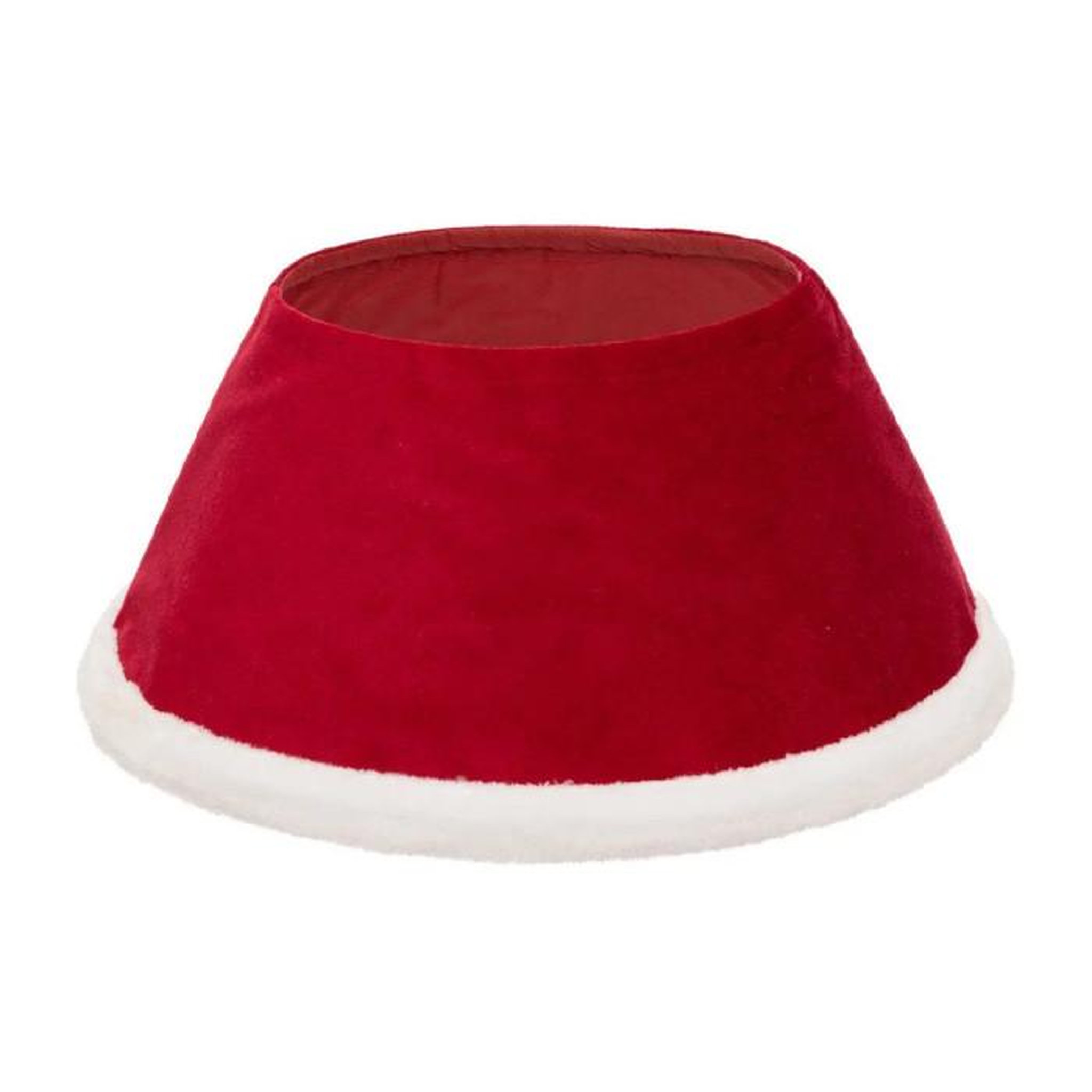 Voir la diapositive 1 : FEERIC LIGHT & CHRISTMAS Pied de Sapin  Soir de Noël  56cm Rouge