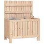Voir la diapositive 4 : VIDAXL Boîte de rangement de jardin 76x42,5x54 cm Bois massif de pin