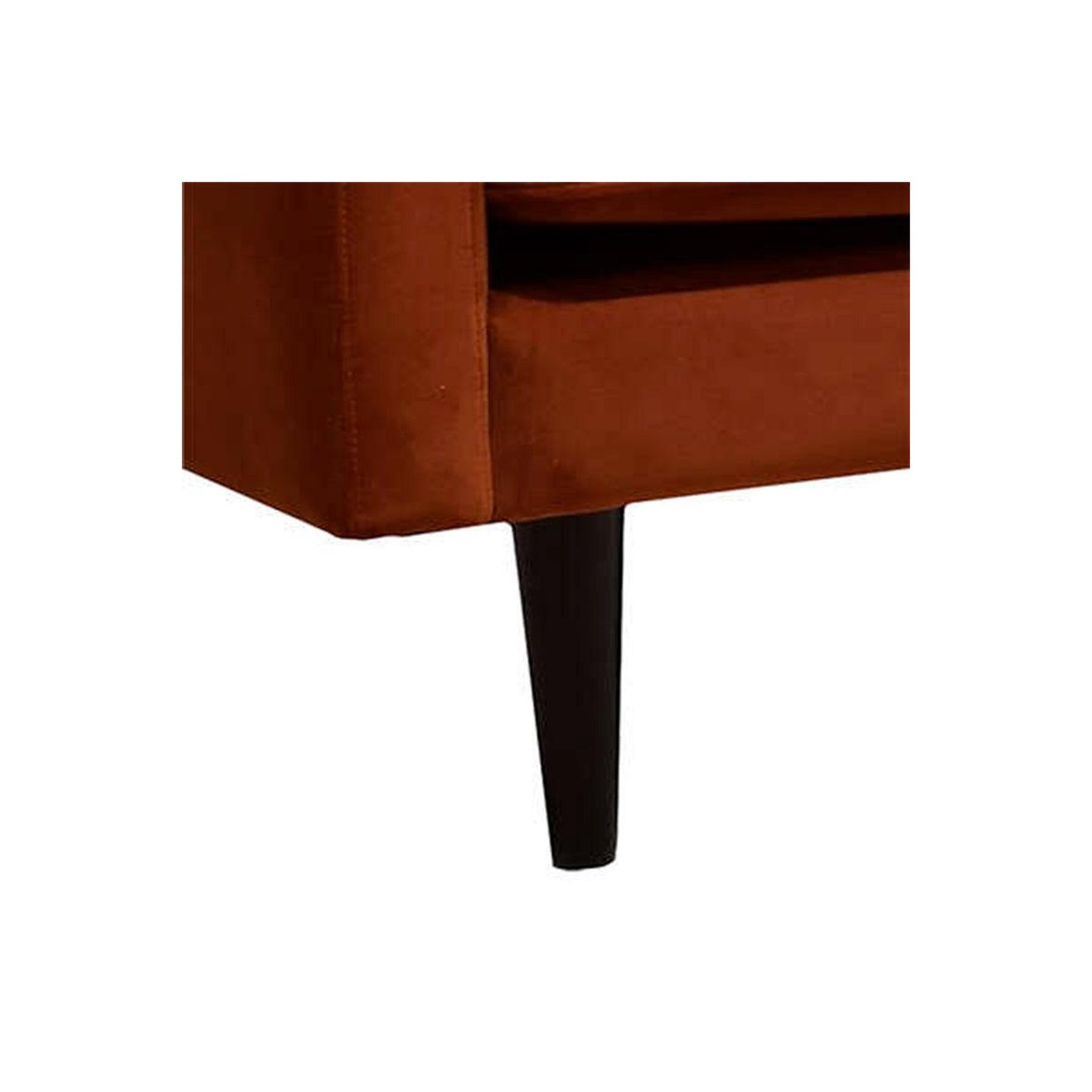 Voir la diapositive 2 : ATMOSPHERA Canapé 3 places en velours  candice  194cm ambre