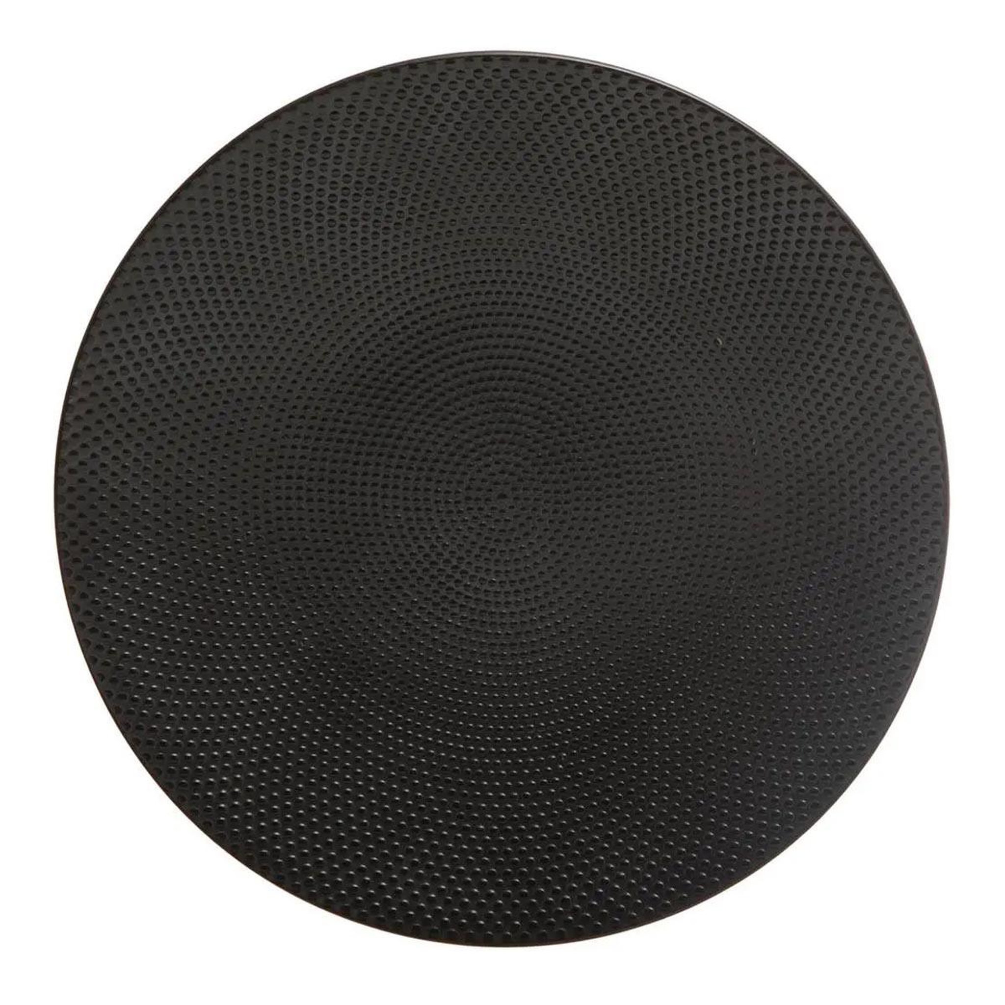 SECRET DE GOURMET Lot de 6 assiettes à dessert  caviar  21cm noir