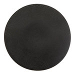 SECRET DE GOURMET Lot de 6 Assiettes à Dessert  Caviar  21cm Noir