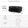 Voir la diapositive 2 : David Jones Sac de voyage à roulettes 76L double compartiment 73cm