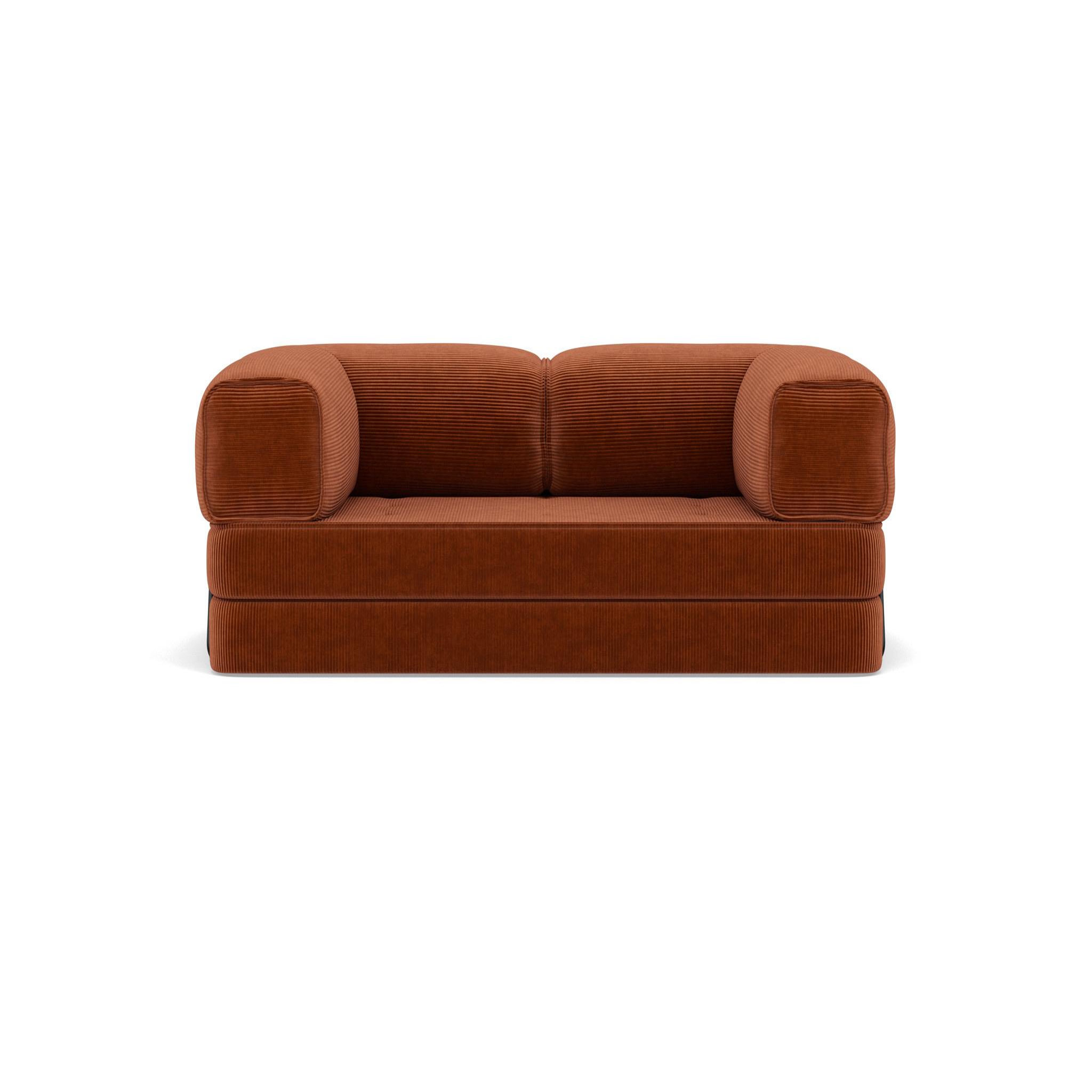 Voir la diapositive 1 : BEST MOBILIER Poppy - canapé 3 places convertible en velours côtelé