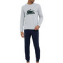 Voir la diapositive 1 : Lacoste Pyjama Noir/Gris Homme Marine Lacoste VXD