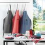 Voir la diapositive 2 : Paris Prix Tablier de Cuisine  Harold  84cm Rouge