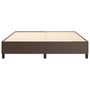 Voir la diapositive 5 : VIDAXL Cadre de lit sans matelas marron 160x200 cm similicuir