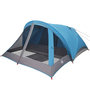 Voir la diapositive 5 : VIDAXL Tente de camping de cabine 4 personnes bleu impermeable