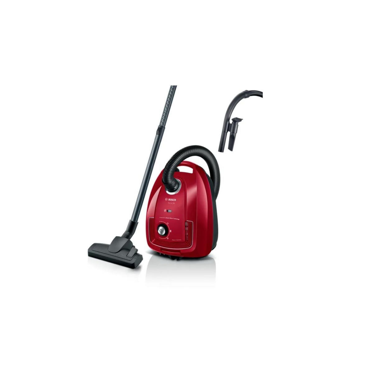 BOSCH Aspirateur traineau 600w 79db rouge - BGB38RD2