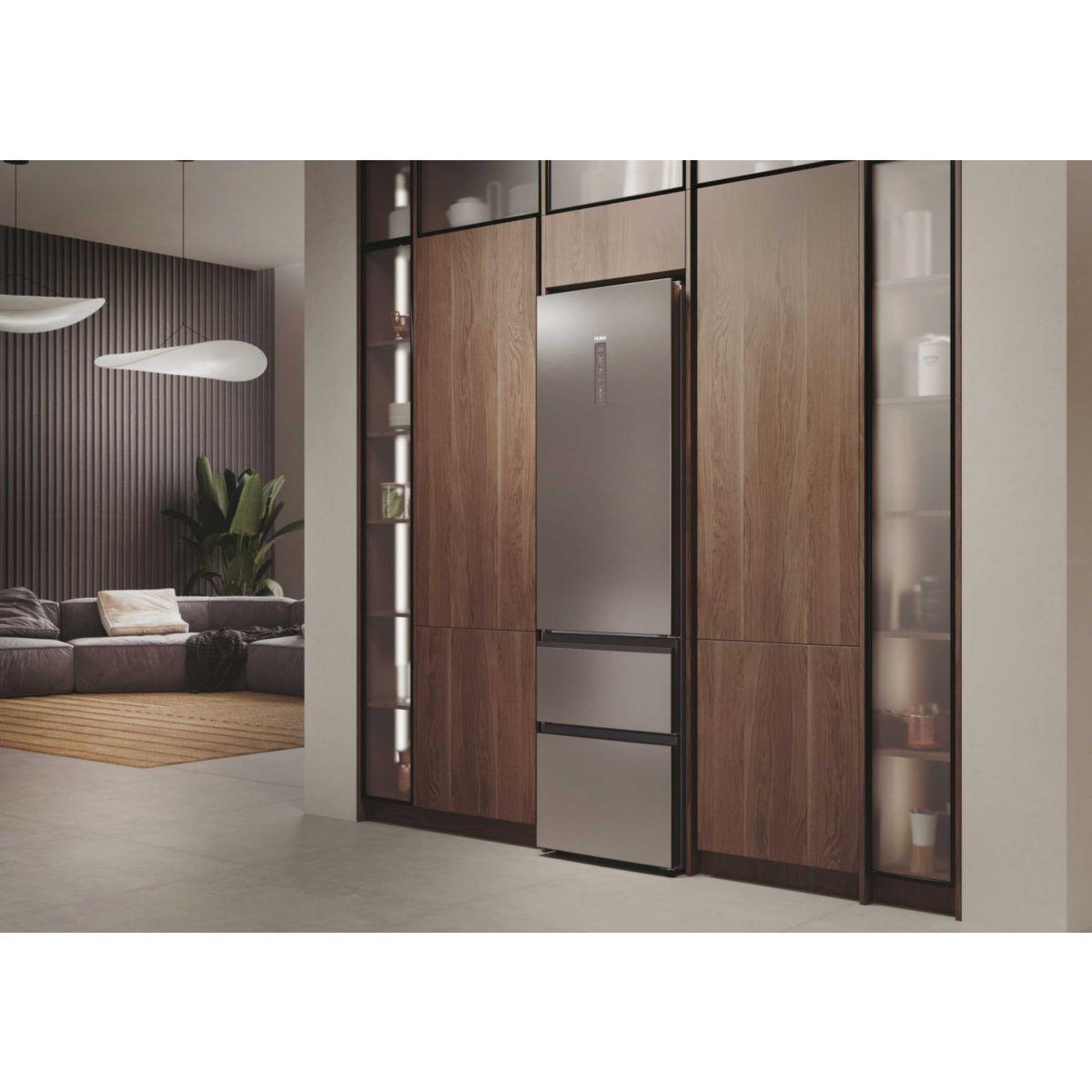 Voir la diapositive 3 : HAIER Réfrigérateur combiné HTW7620ANMG