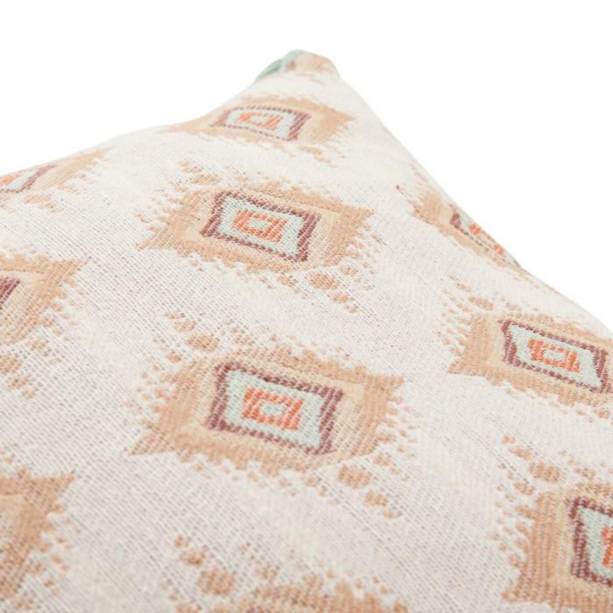 ATMOSPHERA Coussin Déco Jacquard  Ikat  38x38cm Multicolore