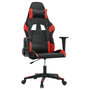 Voir la diapositive 2 : VIDAXL Chaise de jeu de massage Noir et rouge Similicuir