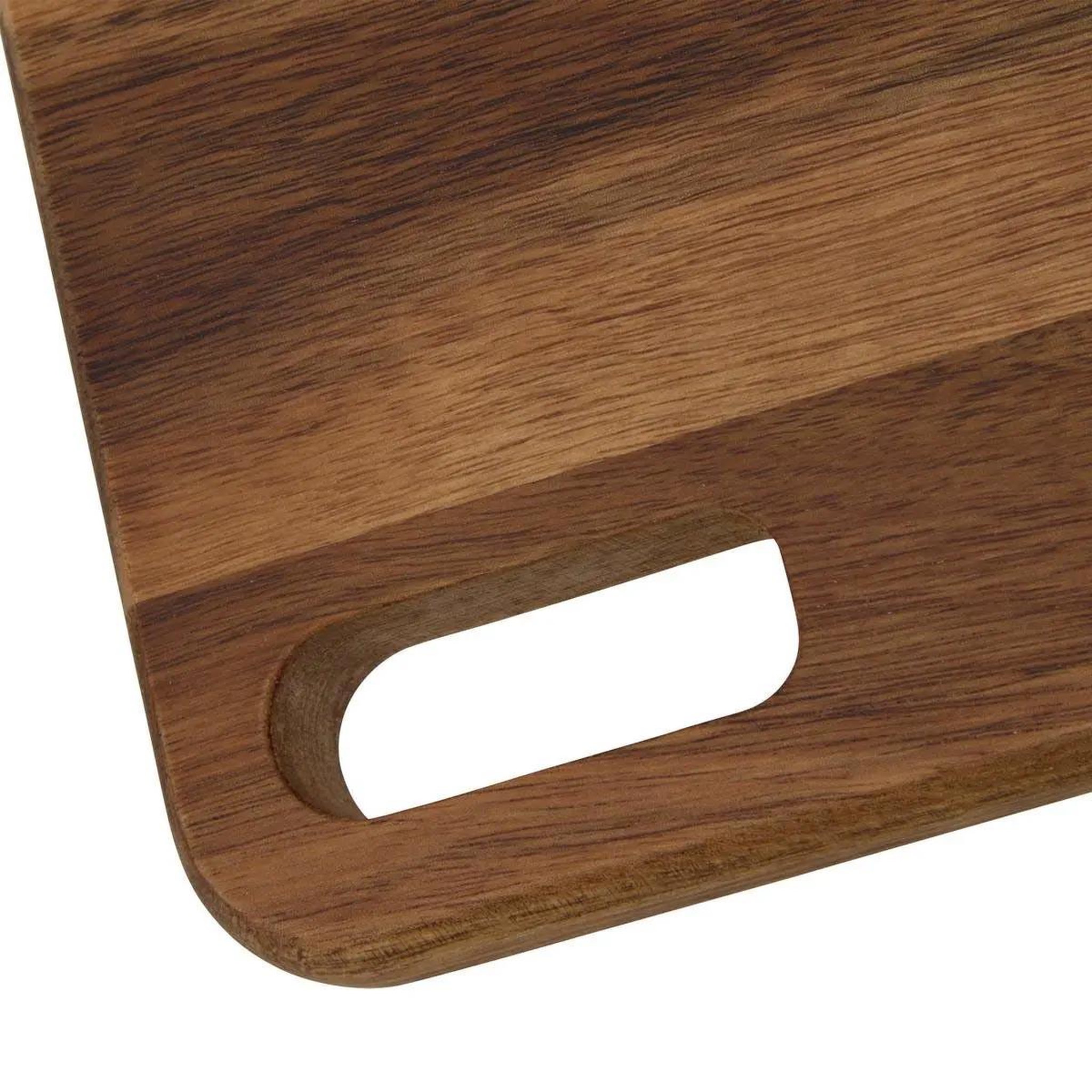 Voir la diapositive 2 : FIVE Planche à découper rectangle  acacia  35cm marron