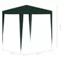 VIDAXL Tente de reception professionnelle 2x2 m Vert
