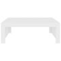 Voir la diapositive 5 : VIDAXL Table basse blanc 100x100x35 cm bois d'ingenierie
