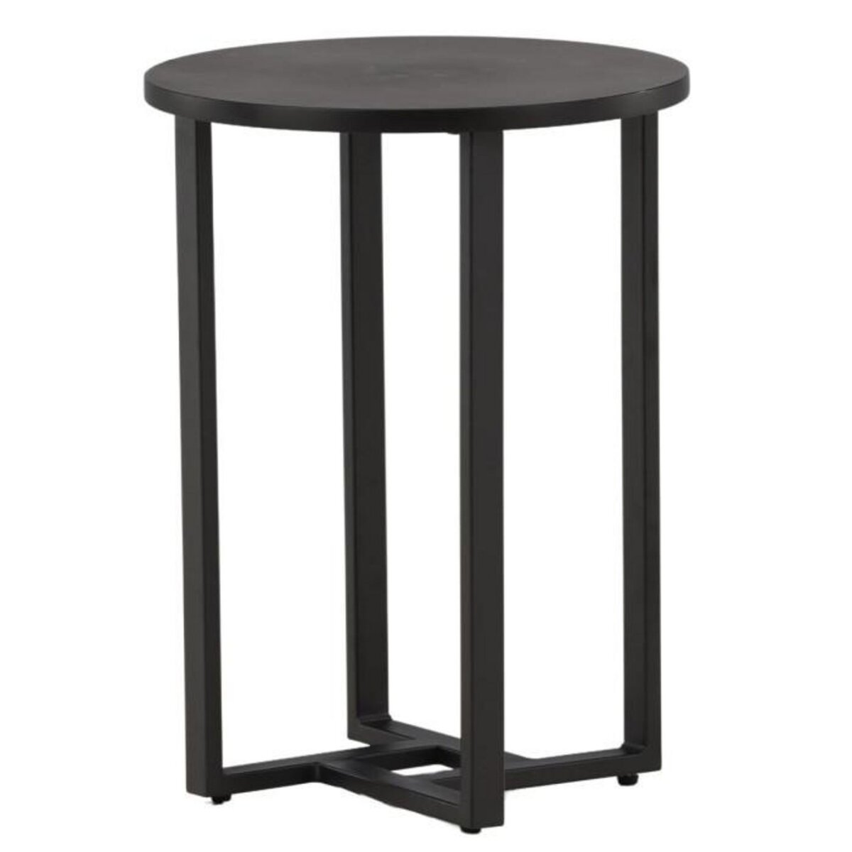 Paris Prix Table d'Appoint Design  Lawton  55cm Noir