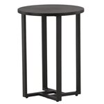Paris Prix Table d'Appoint Design  Lawton  55cm Noir