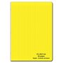 POUCE Cahier piqué polypro 21x29,7cm 96 pages grands carreaux Seyes jaune