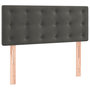 Voir la diapositive 2 : VIDAXL Tete de lit Gris fonce 90x5x78/88 cm Velours