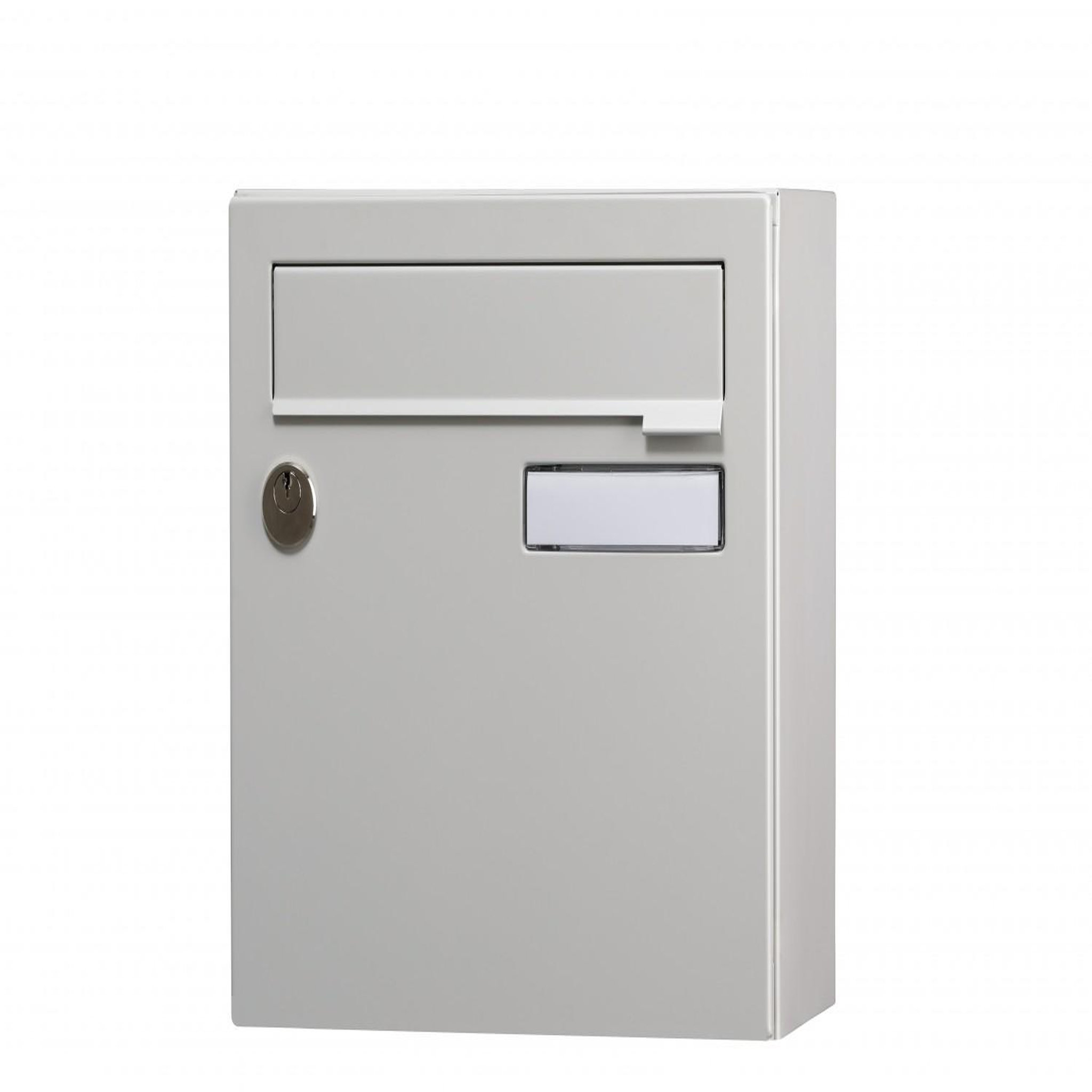 RENZ Boîte aux lettres compacte 1 porte extérieur RENZ acier gris mat