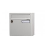 RENZ Boîte aux lettres compacte 1 porte extérieur RENZ acier gris mat