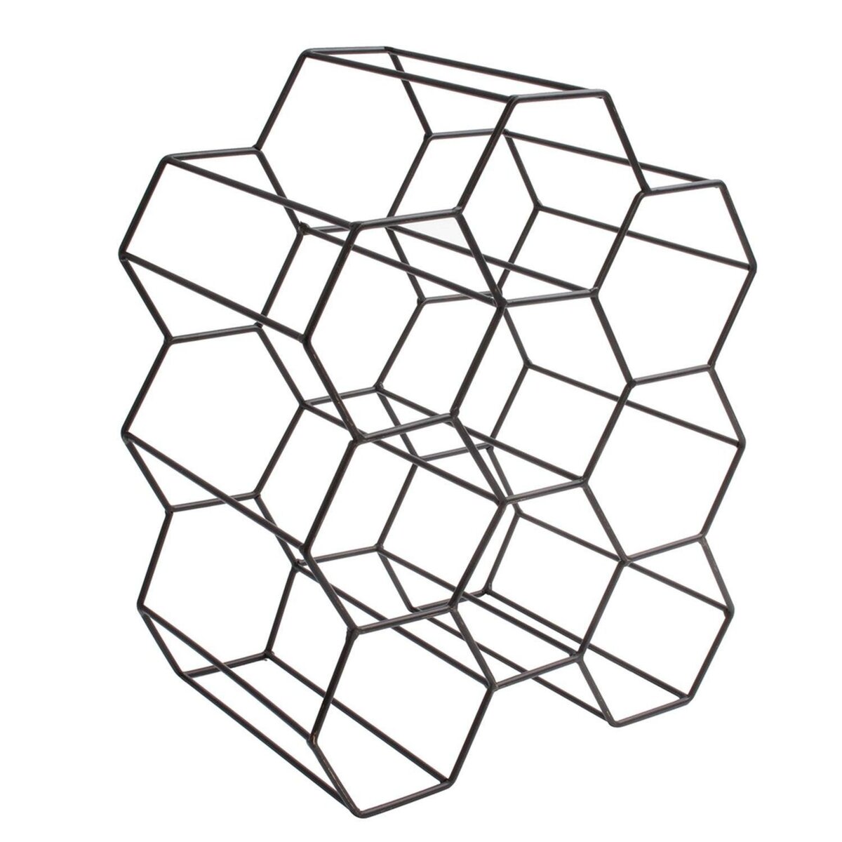 The Home Deco Factory Casier à bouteilles filaire - 9 bouteilles