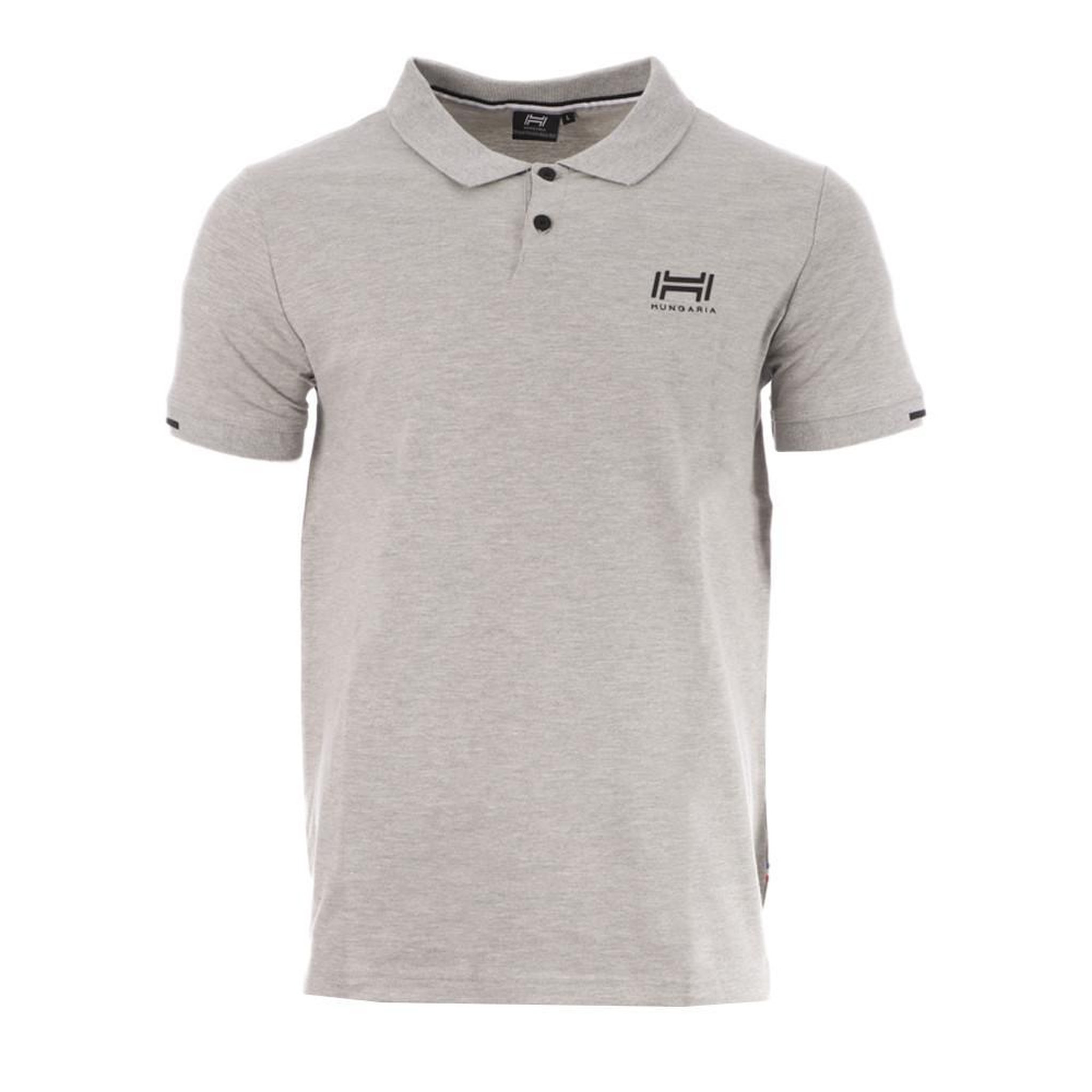 HUNGARIA Polo  Homme Hungaria Jeki. Coloris disponibles : Gris