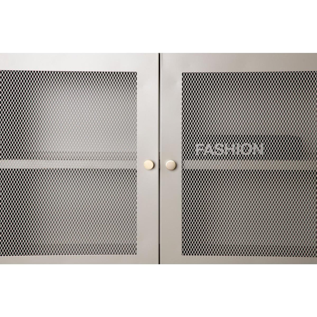 Paris Prix Bahut 3 Portes en Métal  Malla  120cm Beige