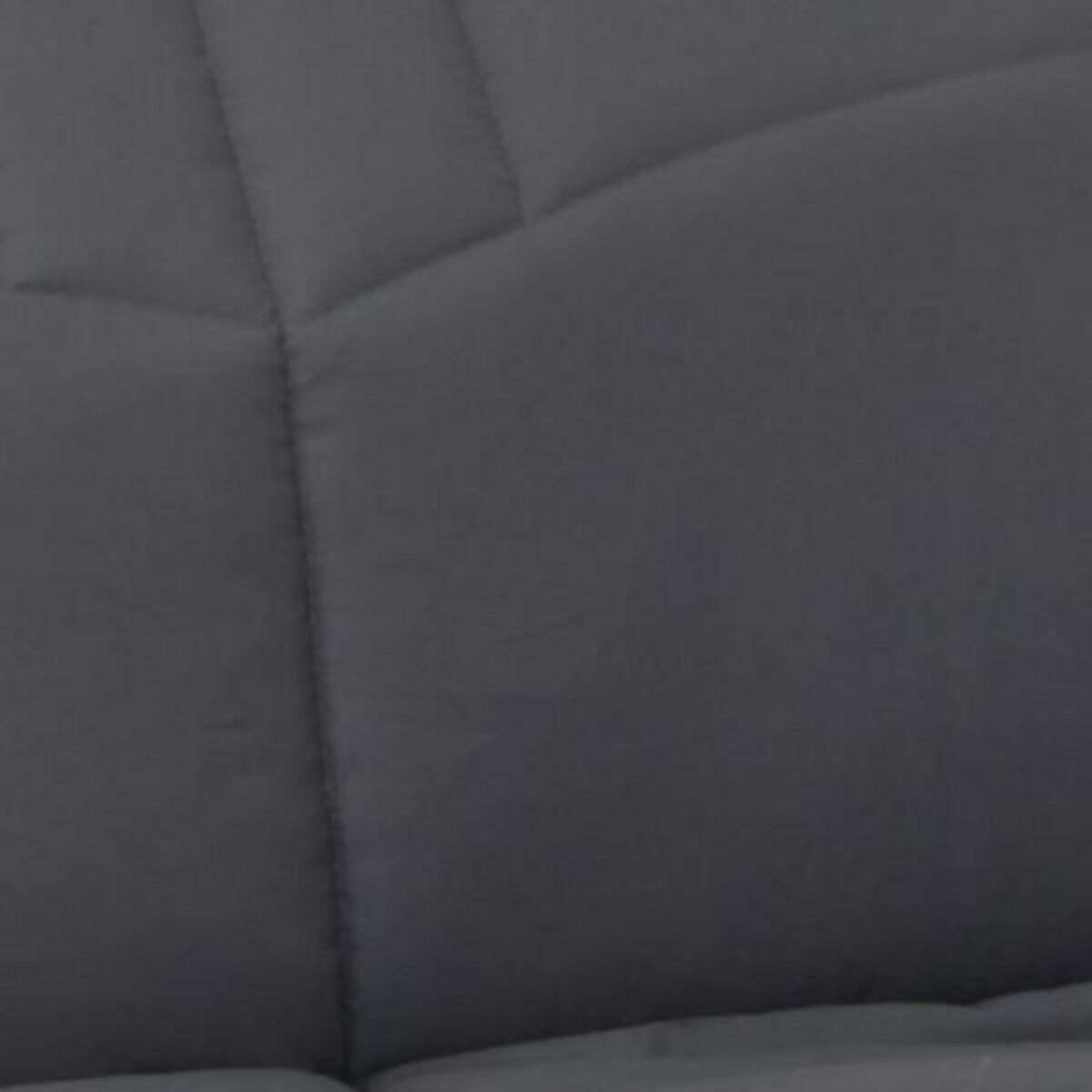 MARKET24 Banquette BZ - Gris anthracite - 100% coton - DREAM