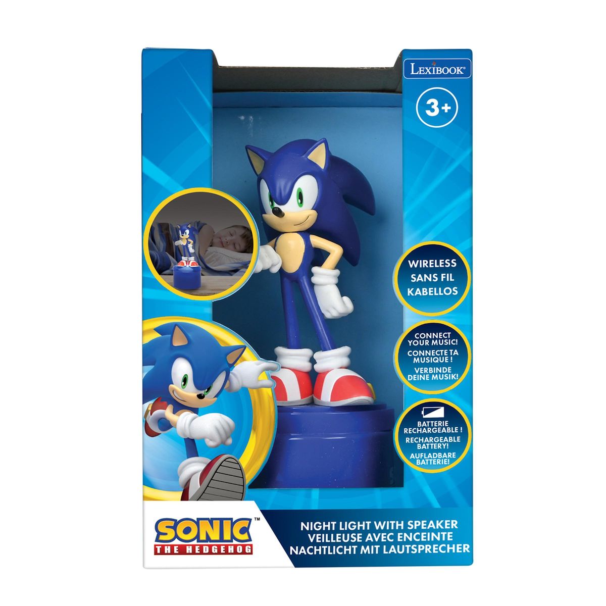 Lexibook Enceinte Bluetooth veilleuse Sonic