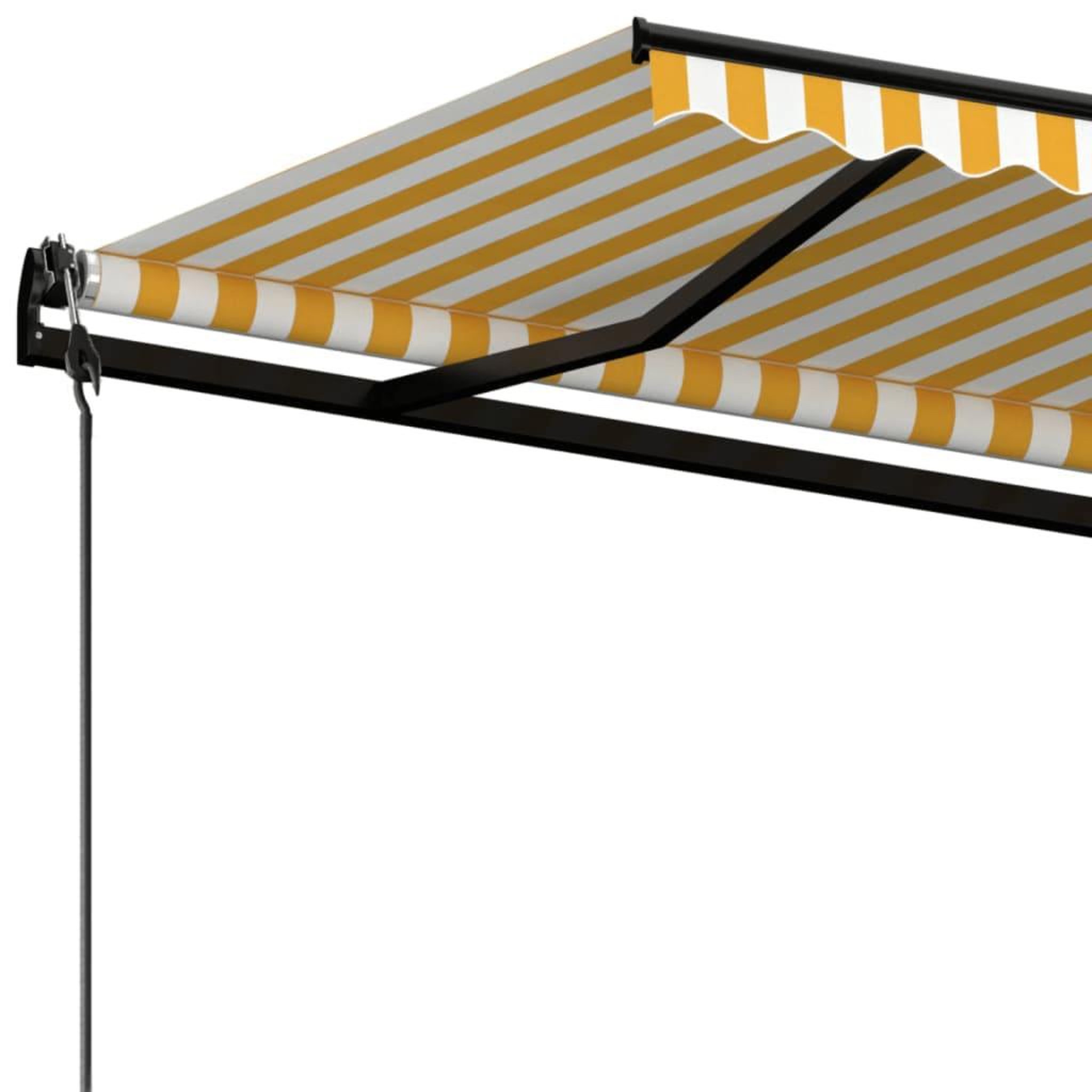 Voir la diapositive 5 : VIDAXL Auvent retractable automatique 600x350 cm Jaune et blanc