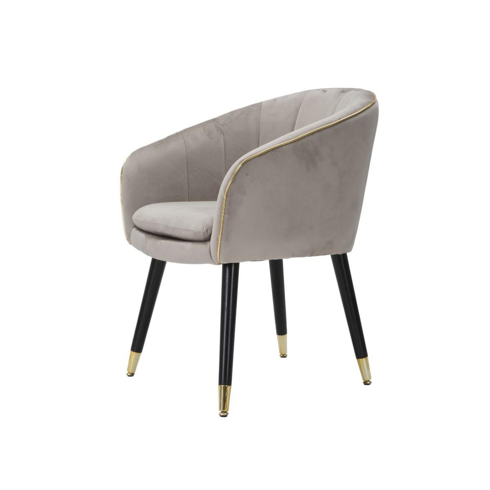 Voir la diapositive 3 : Paris Prix Fauteuil design en tissu  paris  78cm gris