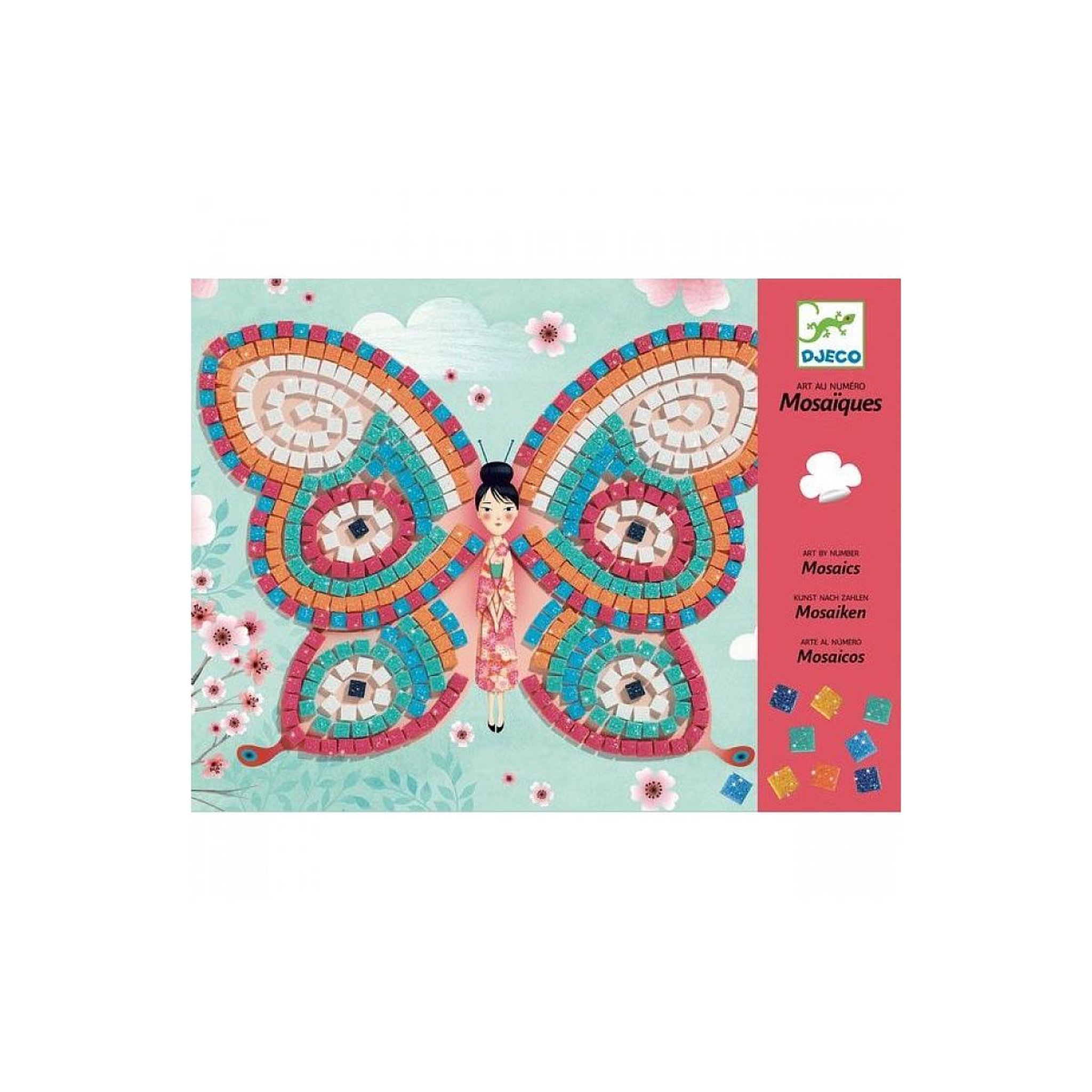 Voir la diapositive 2 : Djeco Mosaiques Papillons - Activite Creative