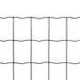 Voir la diapositive 2 : VIDAXL Cloture euro Acier 25 x 1,0 m Vert