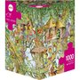 Heye Puzzle 1000 pièces : Korky : Tree Lodges
